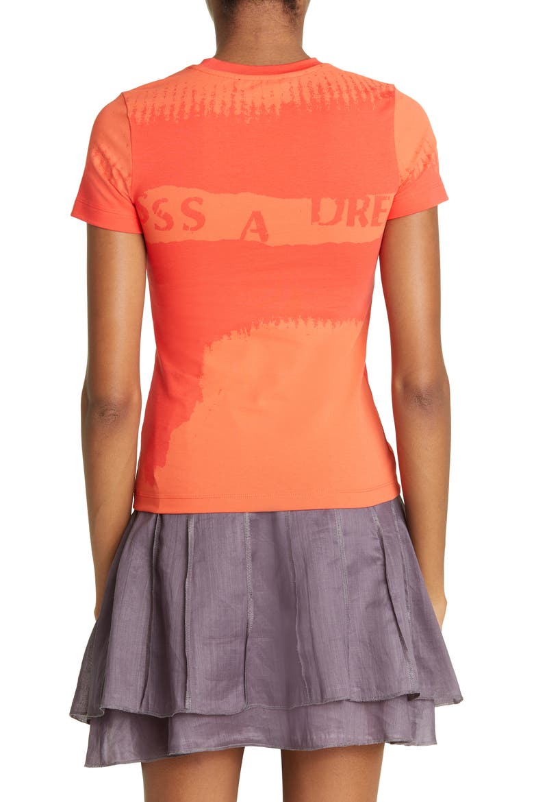 Dreamy Stretch Organic Cotton T-Shirt, Alternate, color, RED
