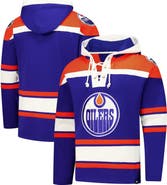 '47 Men's '47  Royal Edmonton Oilers Superior Lacer Pullover Hoodie