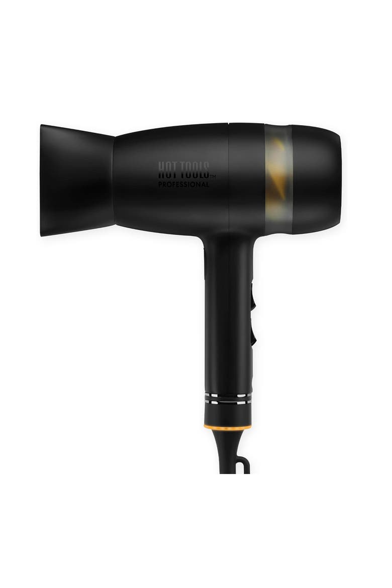 Black Gold Collection 1875 Watt Pro Artist Hair Dryer, Alternate, color, Black