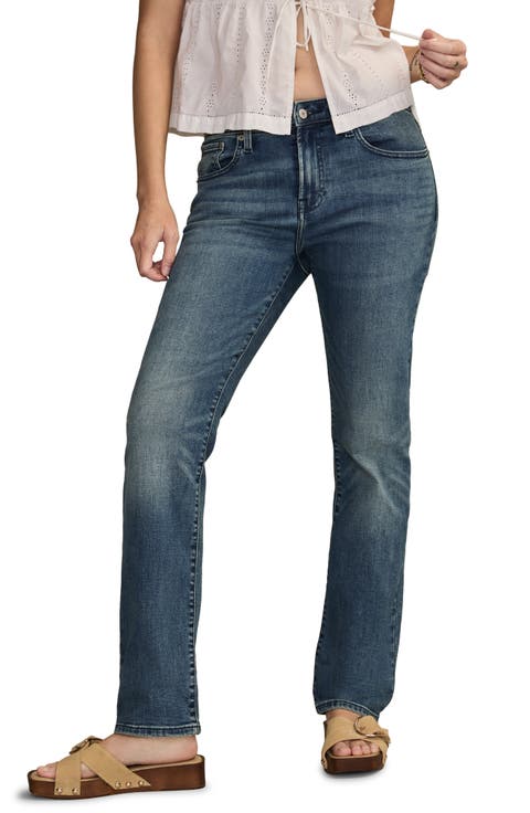 Curvy High Waist Straight Leg Jeans (Gemini)