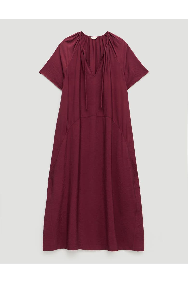 Liddie Short Sleeve Barrel Tank Dress, Alternate, color, Maroon Red
