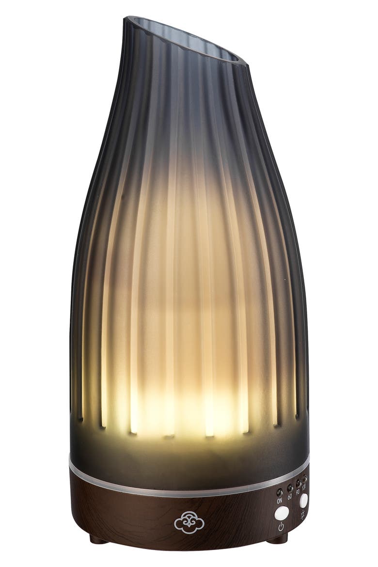 Twilight Glass Ultrasonic Aroma Diffuser, Alternate, color, GREY