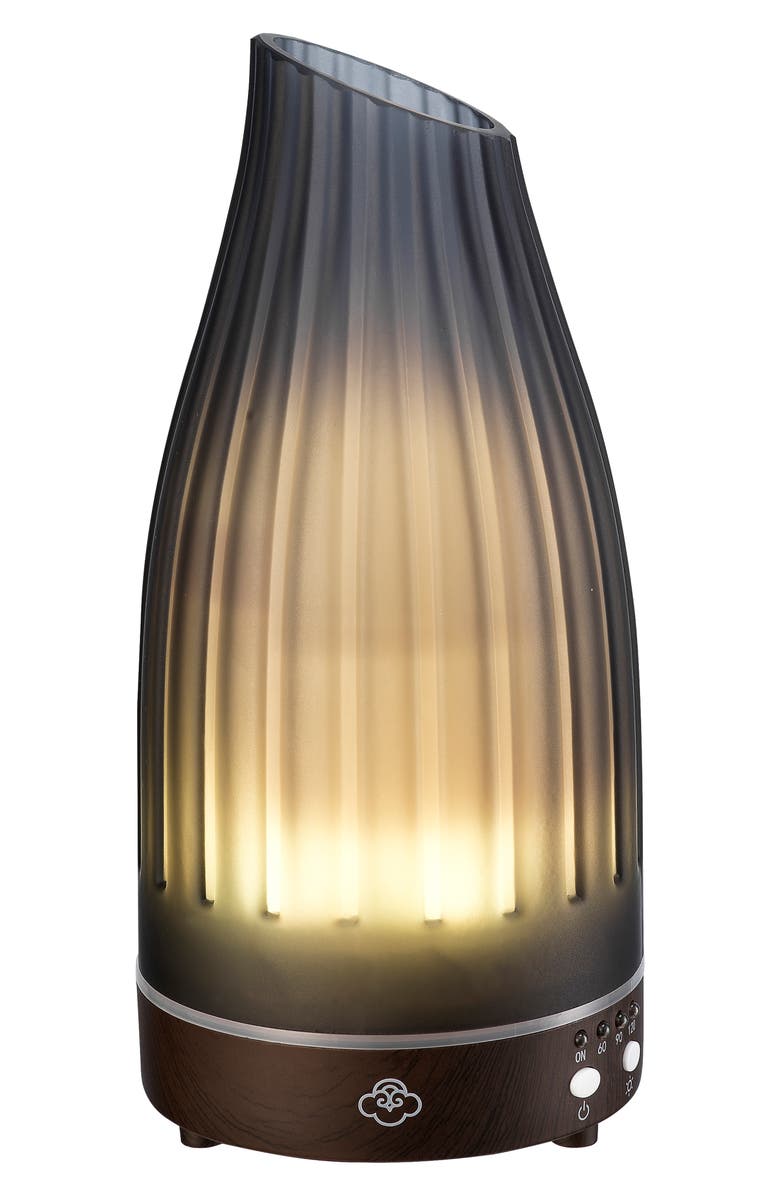 SERENE HOUSE Twilight Glass Ultrasonic Aroma Diffuser, Alternate, color, Grey