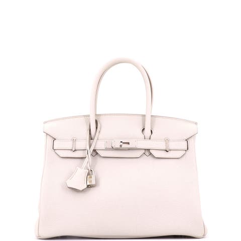 Birkin Handbag Light Togo With Palladium Hardware 30