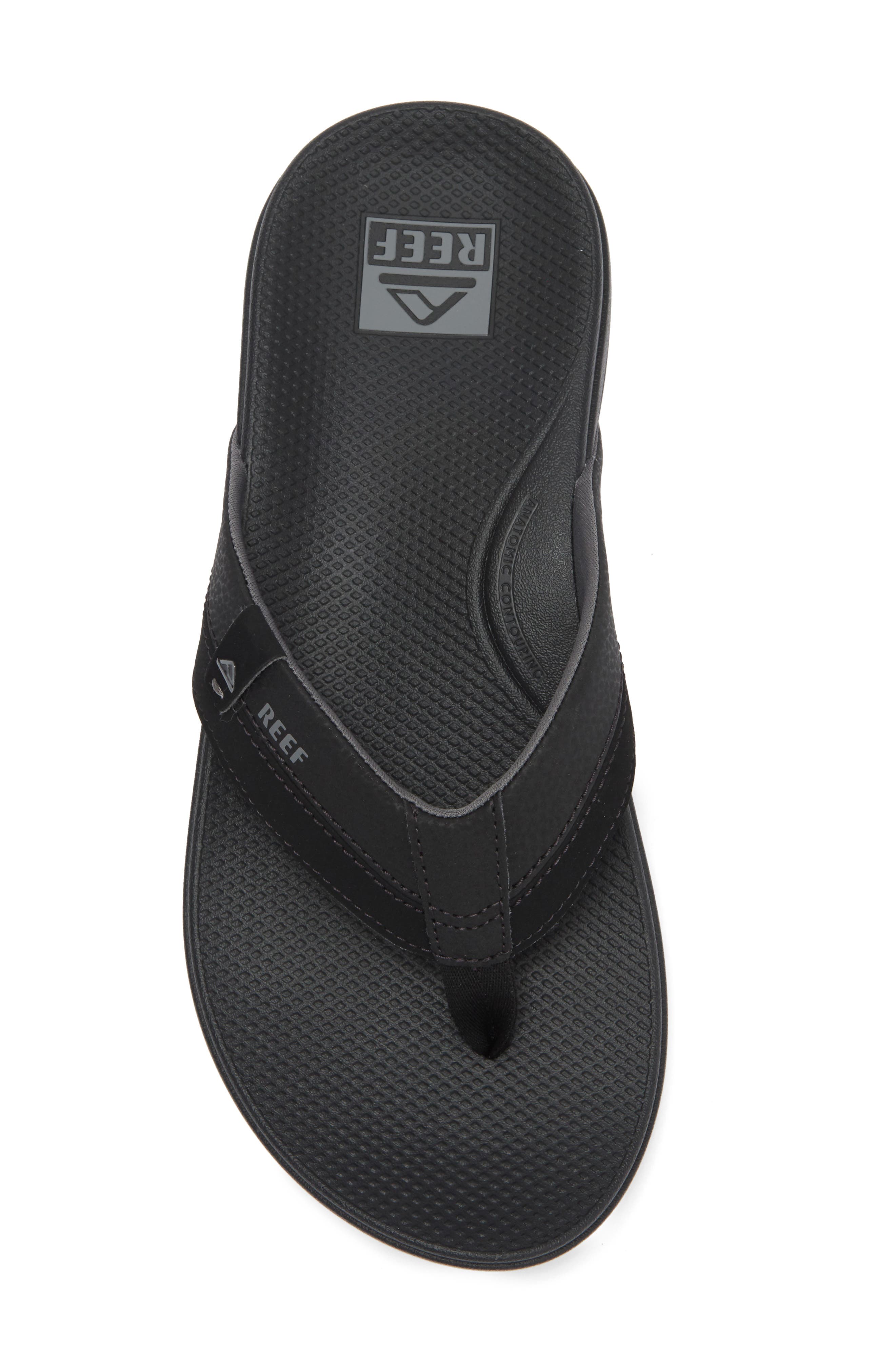 Reef Cushion Spring 2.0 Flip Flop, Alternate, color, Black/Grey/Black