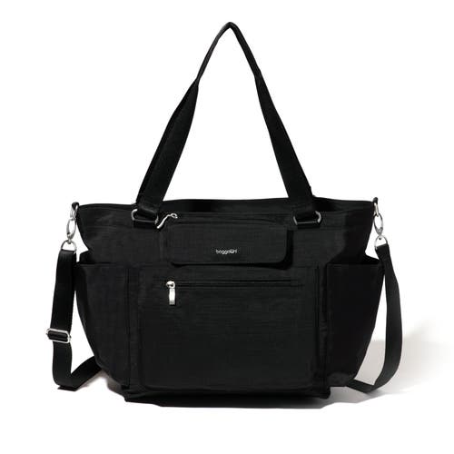 Baggallini Modern Avenue Tote With Wristlet In Black