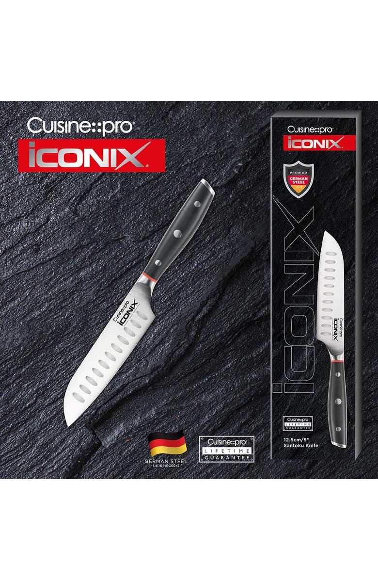 Cuisine::pro<sup>®</sup> iconiX<sup>®</sup> 5" Santoku, Alternate, color, Black