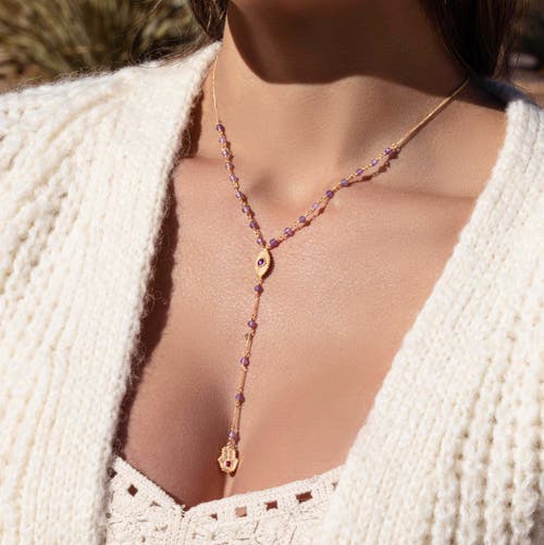 Karma And Luck Peace Of Spirit In Gold/purple