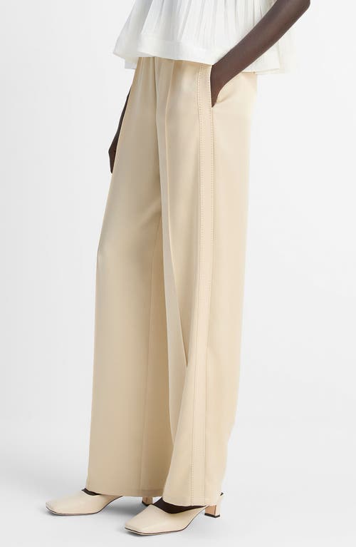 Vince Mid Rise Side Stripe Pants In Neutral