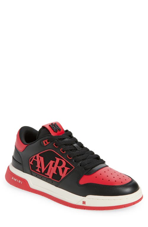 Amiri Low Top Sneakers With Round Toe And Perforated Patch