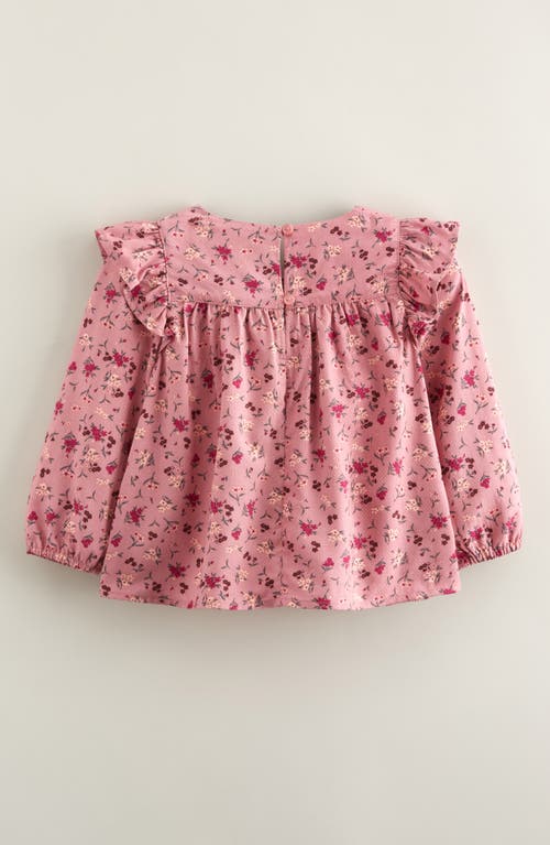 Nordstrom Kids' Ruffle Yoke Top In Pink