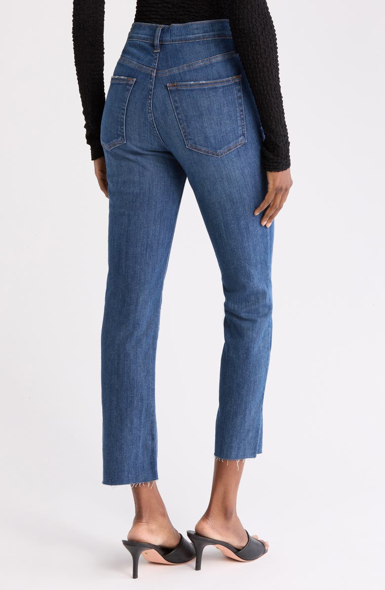 FRAME High Waist Crop Straight Leg Jeans, Alternate, color, Aspire Released Hem