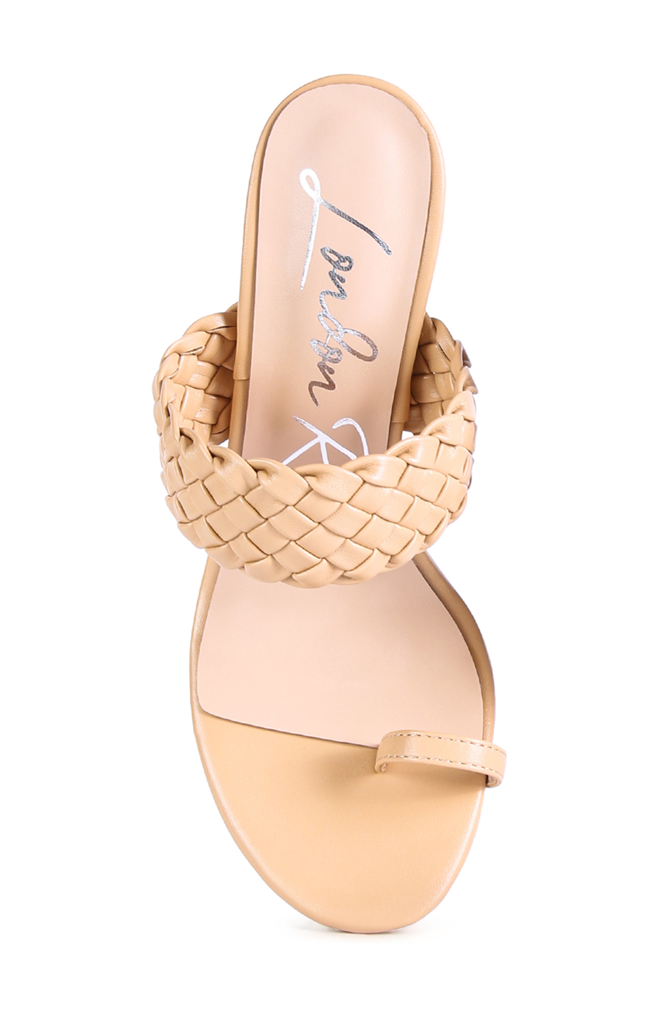 LONDON RAG High Perks Weave Sandal, Alternate, color, 