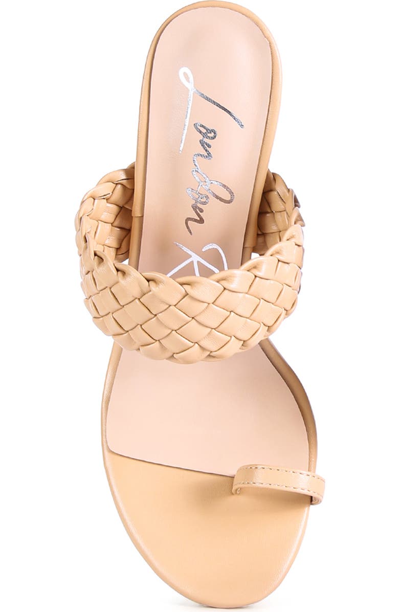LONDON RAG High Perks Weave Sandal, Alternate, color,