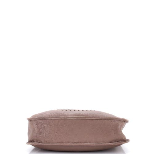 Pre-owned Hermes  Hermes Evelyne Bag Gen I Clemence Gm In Brown
