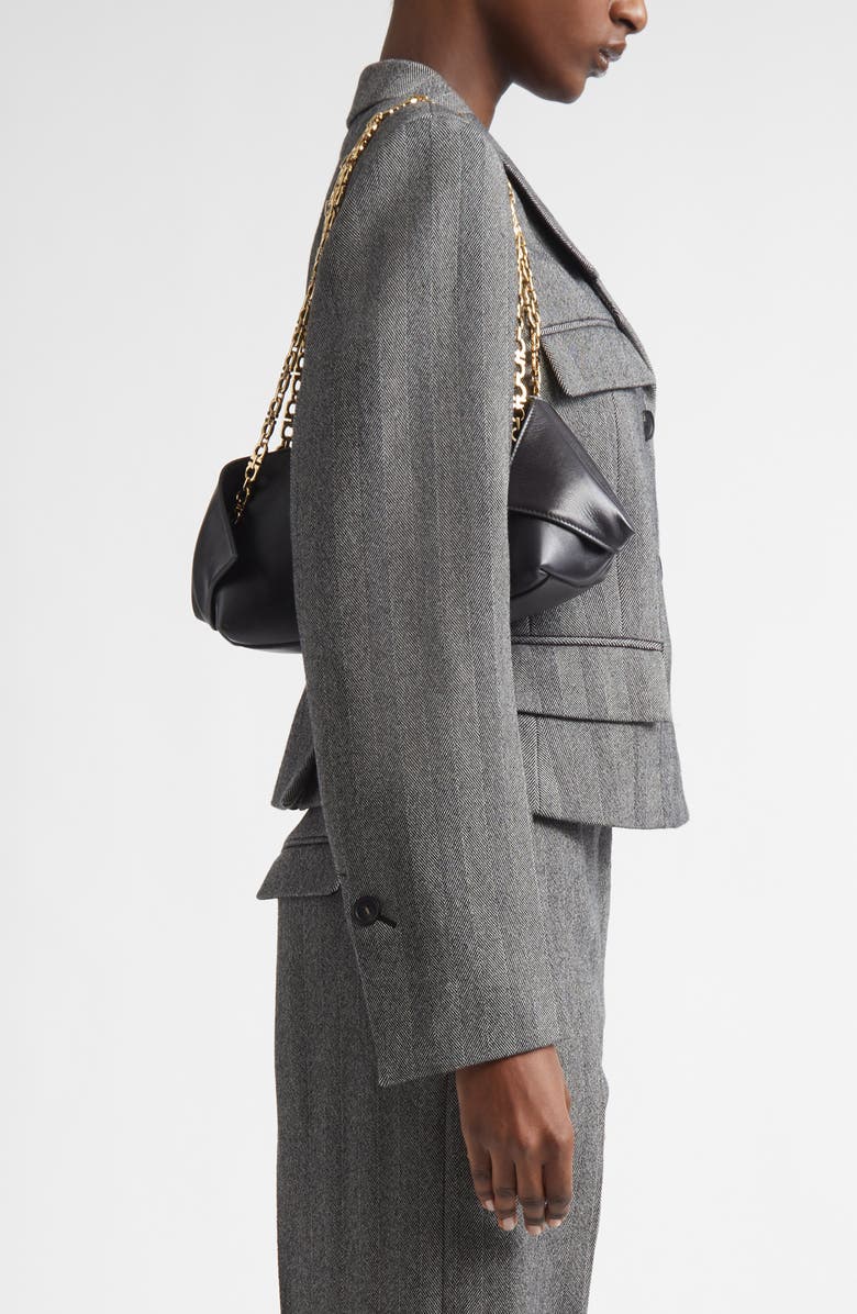 FERRAGAMO X-Small Folded Leather Shoulder Bag, Alternate, color,