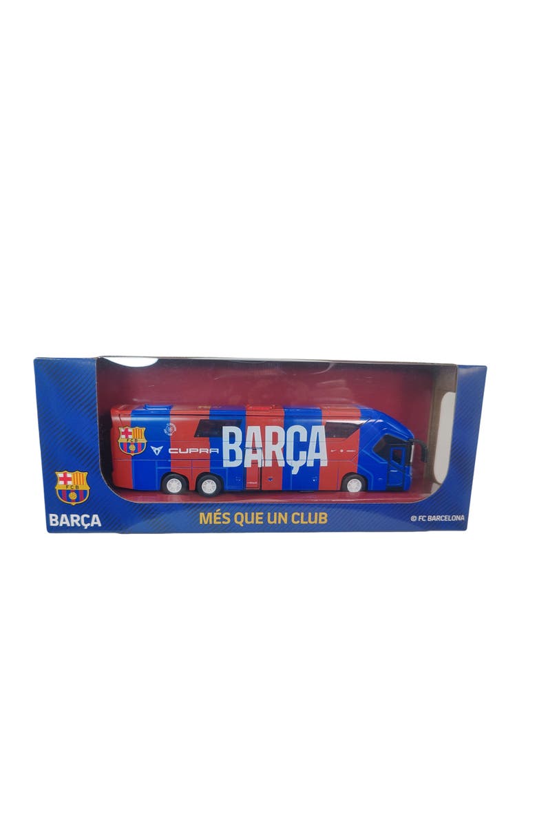 Banbo Toys Soccer Team Bus FC Barcelona, Main, color, Red