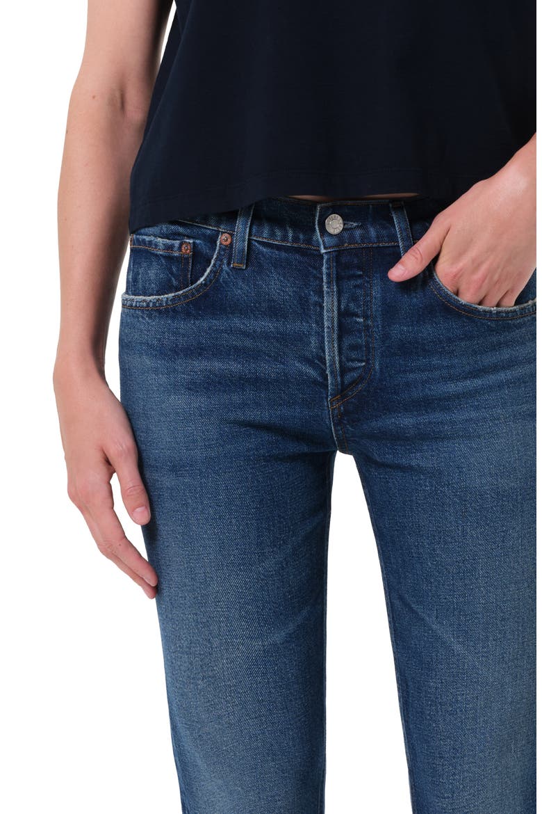 Cocktail Ankle Slim Straight Leg Jeans, Alternate, color, OUTLINE