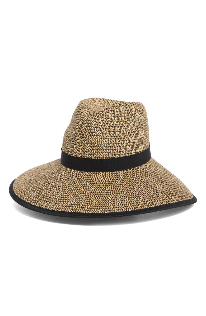 NORDSTROM RACK Packable Ponytail Paper Panama Hat, Main, color,