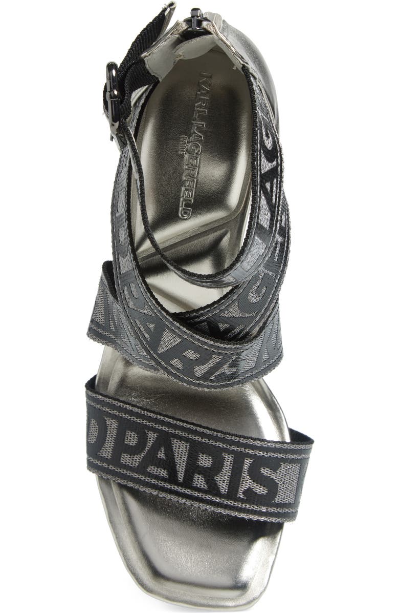 KARL LAGERFELD PARIS Careliz II Strappy Sandal, Alternate, color,