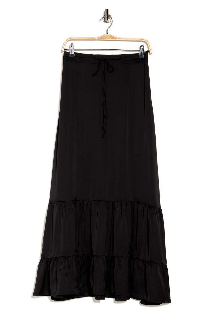 BY DESIGN Water World Ruffle Hem Maxi Skirt, Alternate, color, 