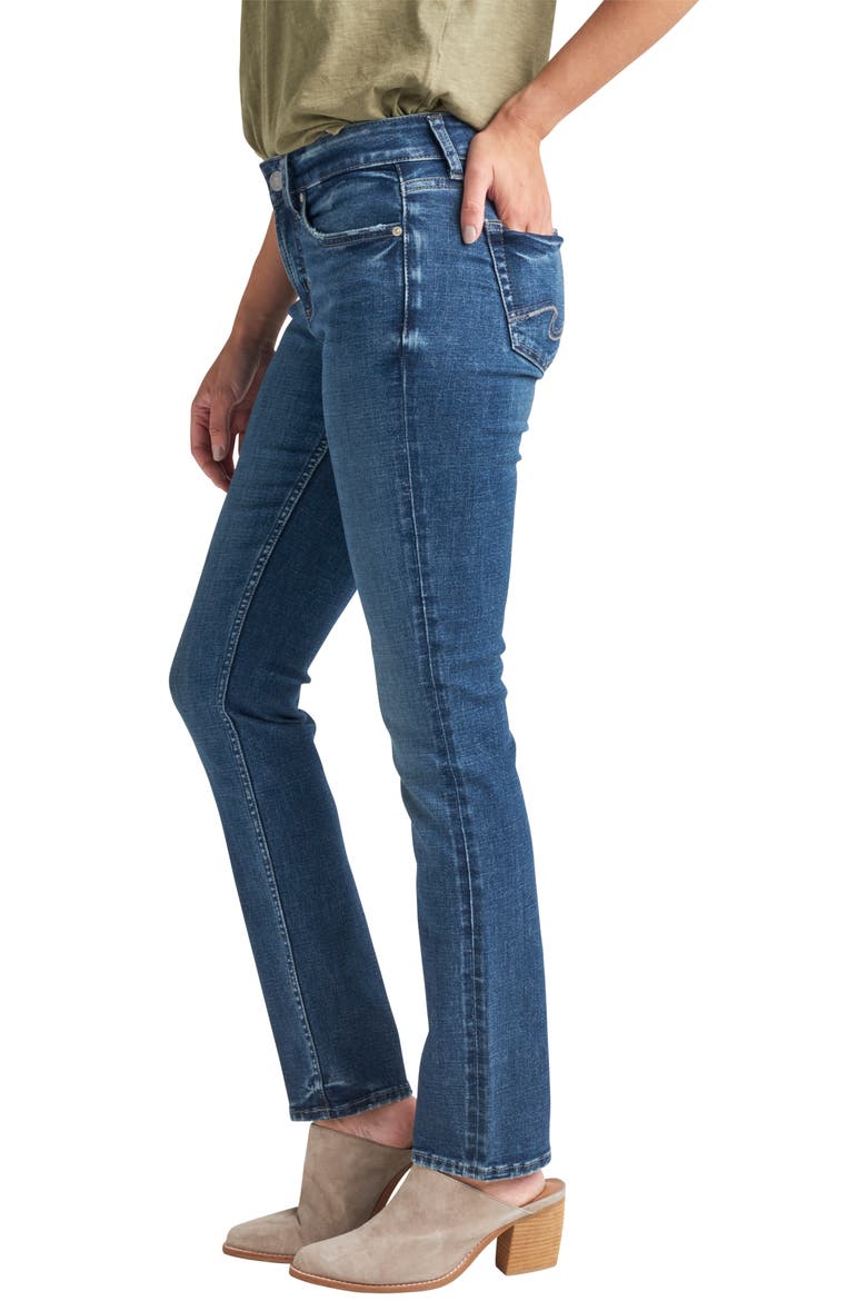 Suki Straight Leg Jeans, Alternate, color, INDIGO