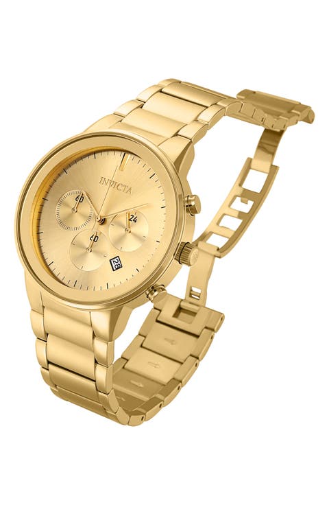 Specialty Chronograph Bracelet Watch, 43mm