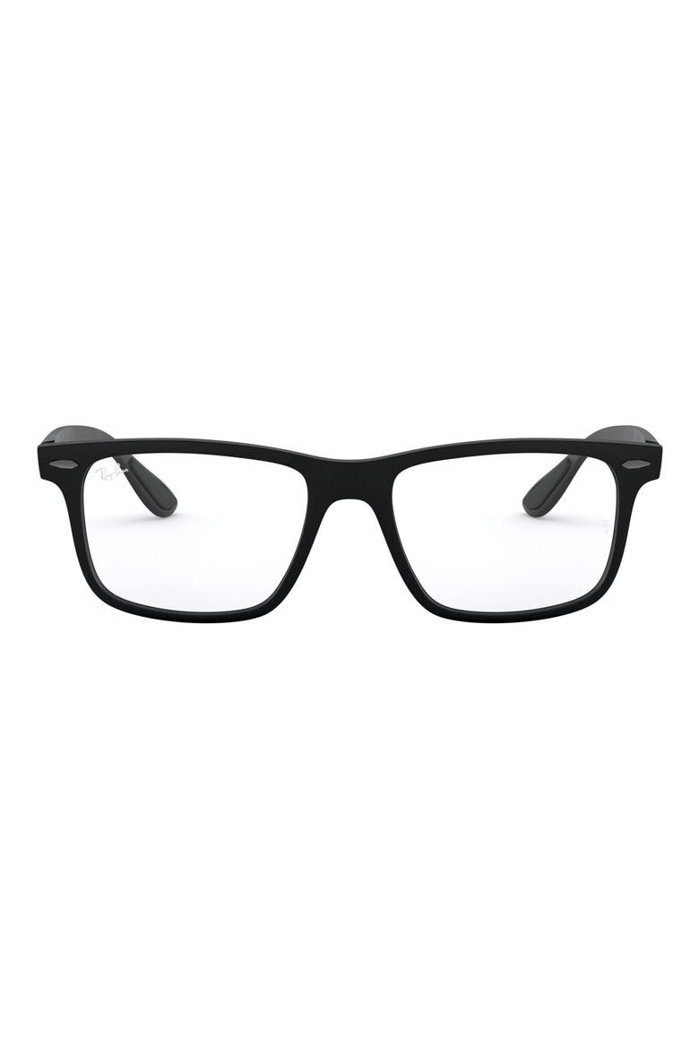 54mm Square Optical Glasses, Main, color, BEIGE BLK