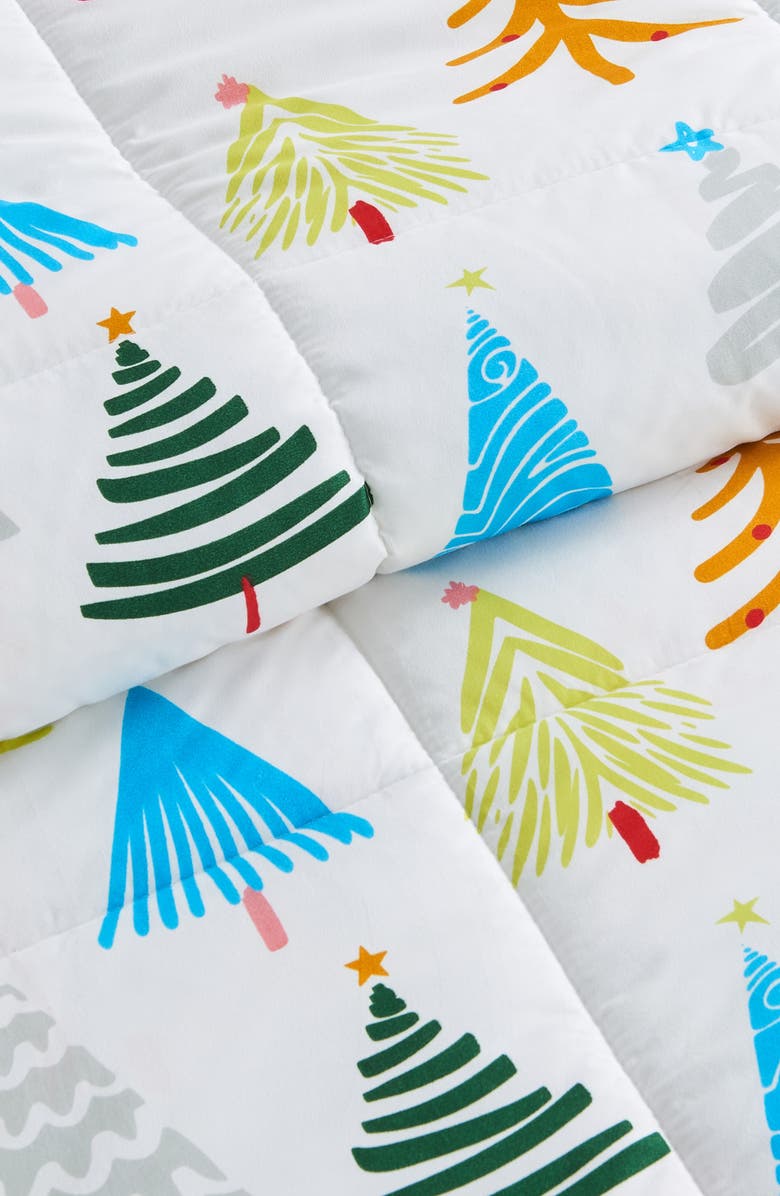 Woven & Weft Holiday 3-Piece Comforter Set, Alternate, color, Happy Hillside