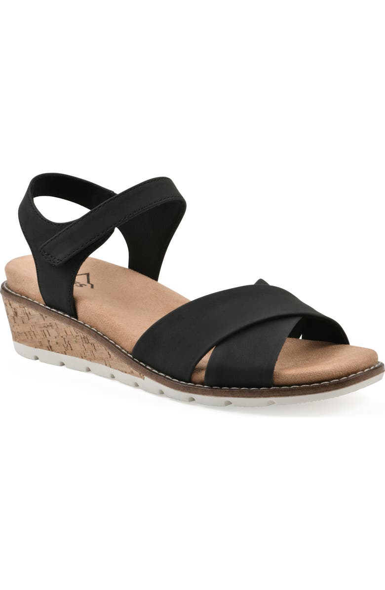 CLIFFS BY WHITE MOUNTAIN Tinna Wedge Sandal, Main, color,