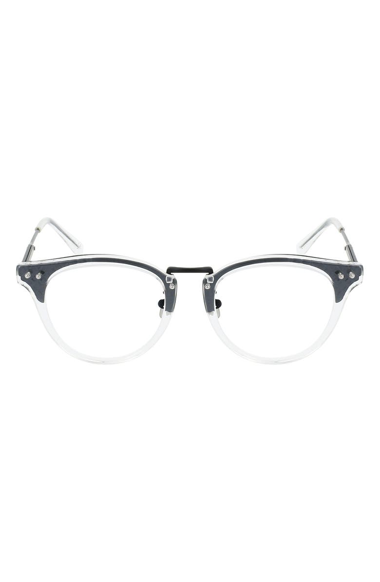 Bottega Veneta 49mm Round Optical Frames, Main, color, 