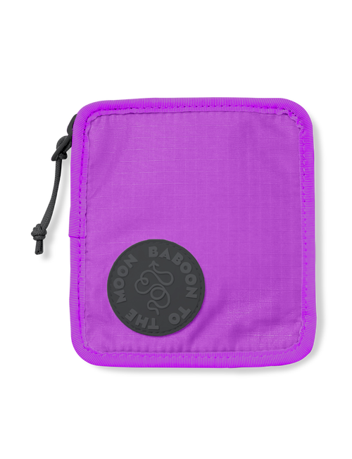Baboon To The Moon Zip Wallet In Purple