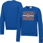 Champion Women's Champion  Royal Denver Broncos Powerblend Fleece Sweatshirt