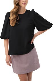 Trina Turk Magnolia Puff Sleeve Top