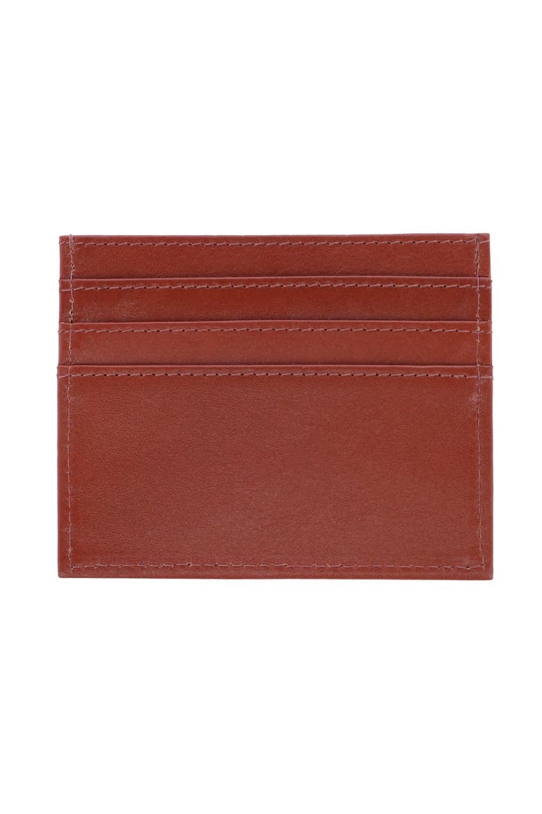 Sergio Genuine Leather Card Case, Alternate, color, Tan