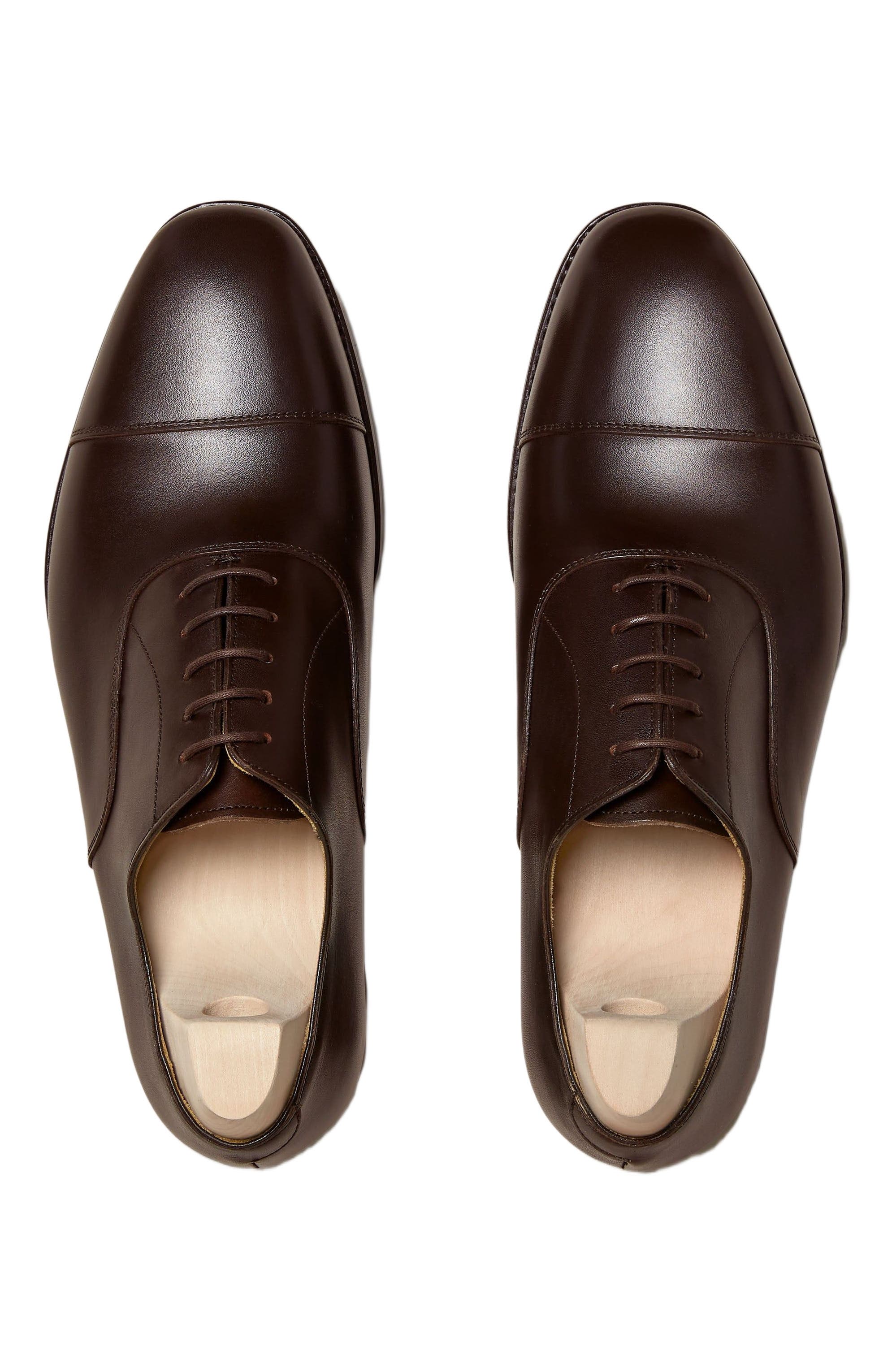 Myrqvist Äppelviken Oxfords, Alternate, color, Dark Brown Leather