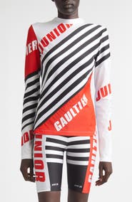 Jean Paul Gaultier Junior Print Jersey Bike T-Shirt