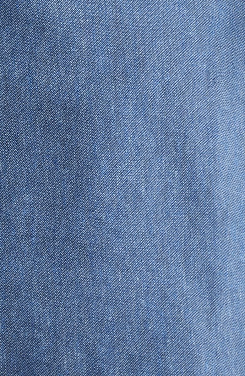 Nordstrom Slub Linen & Wool Twill Sport Coat, Alternate, color, Navy Havana Chambray