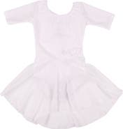 Leveret Girls Short Sleeve Skirted Leotard