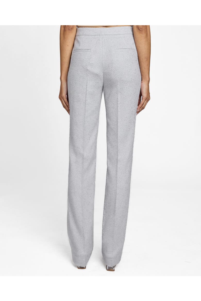 Amara Straight Leg Pant in Soft Boucle, Alternate, color, Ash