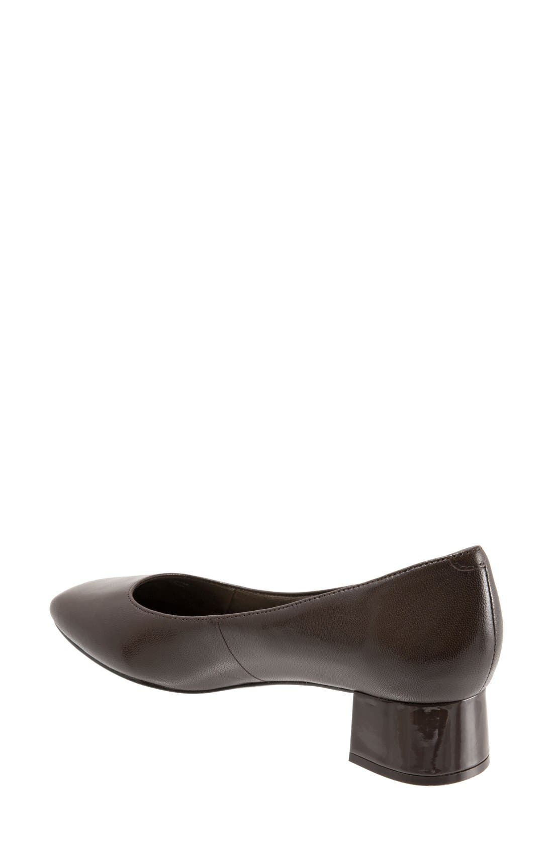 Lola Pump, Alternate, color, DARK BROWN LEATHER