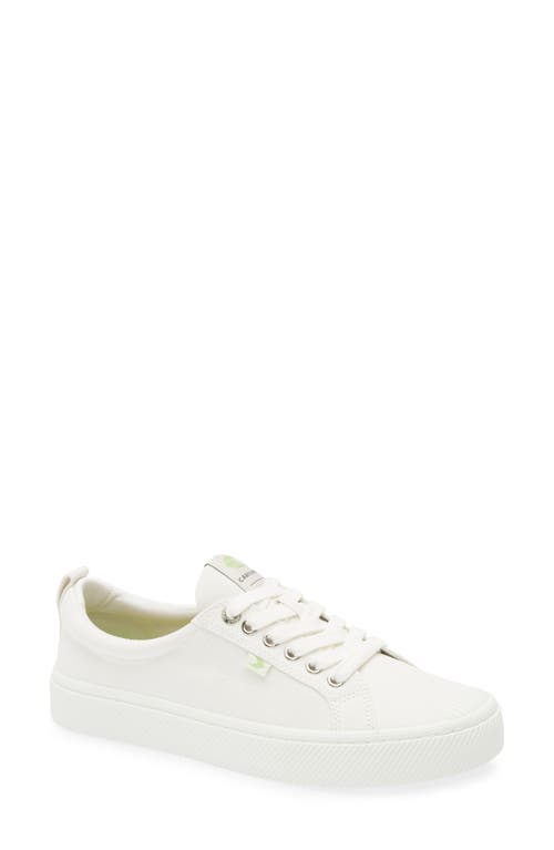 Cariuma Oca Low Cap Tie Sneaker In White
