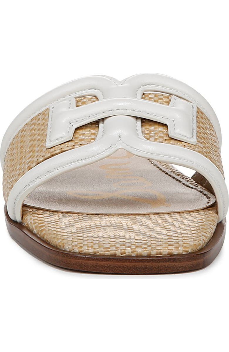 Sam Edelman Irina Slide Sandal, Alternate, color, Bright White/ Beechwood