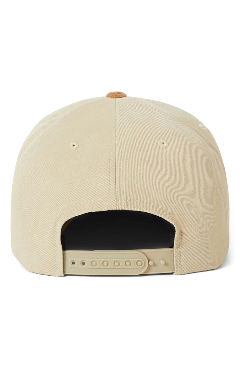 Brixton Oath III Snapback Twill Baseball Cap, Alternate, color, Sand/ Light Brown Corduroy