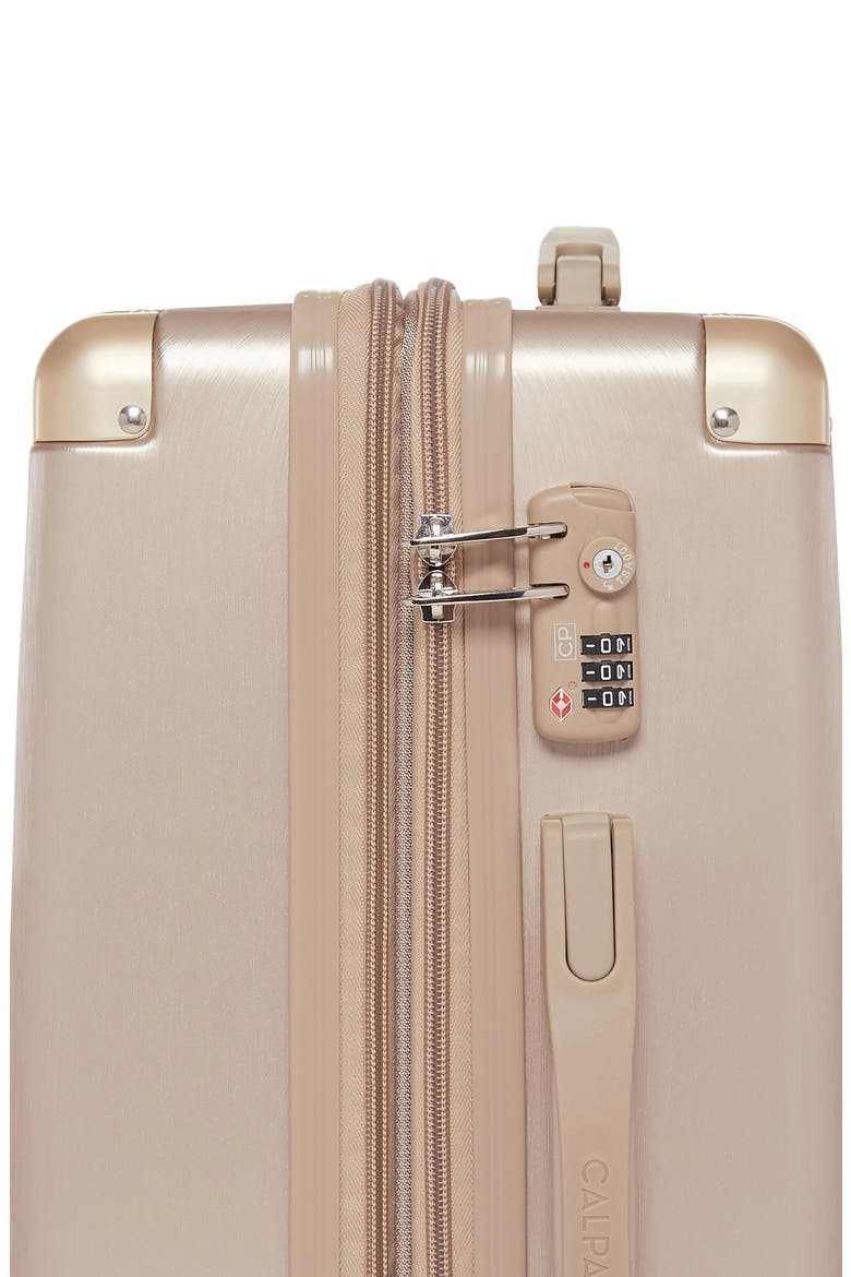 Ambeur 22-Inch Rolling Spinner Carry-On, Alternate, color, GOLD