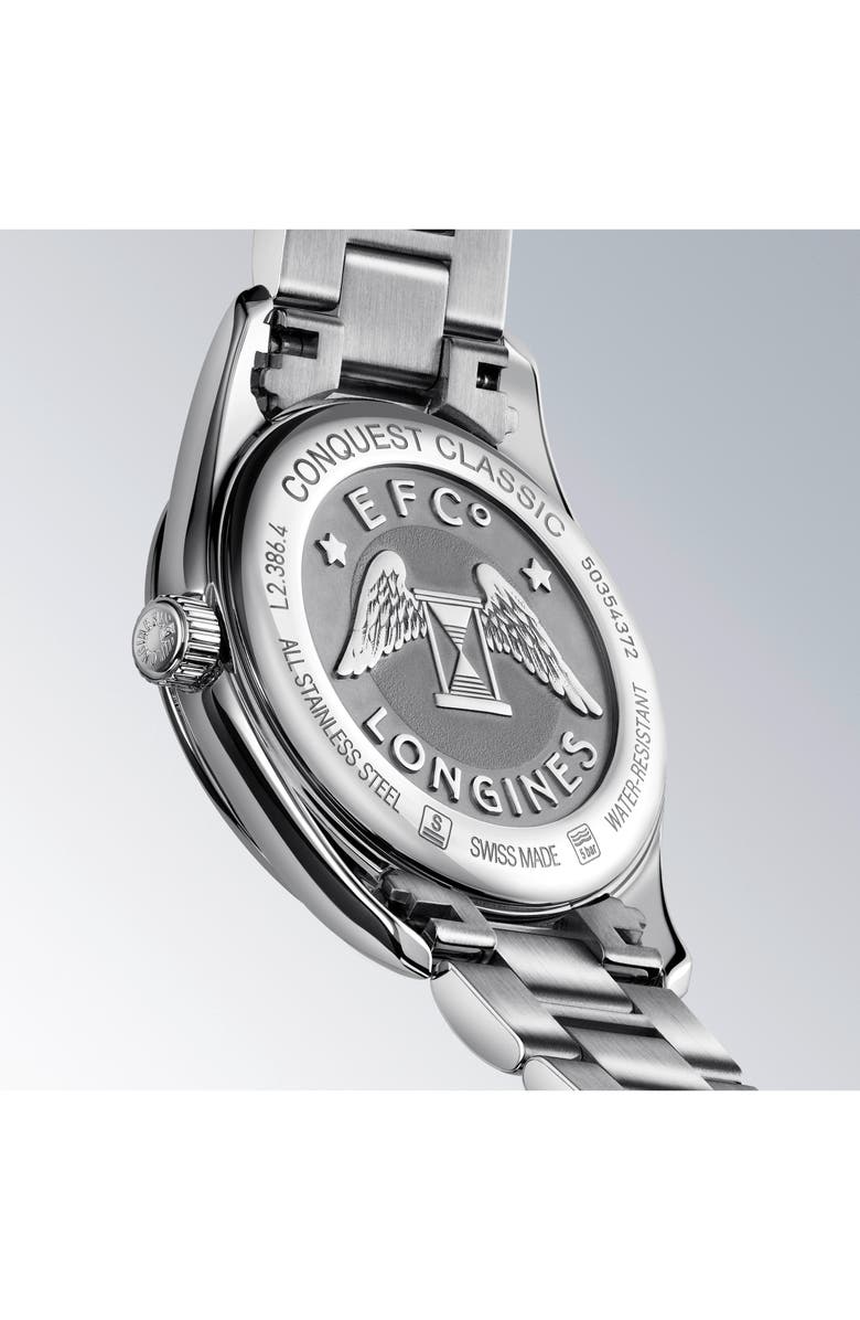 Longines Conquest Classic Bracelet Watch, 34mm, Alternate, color, 