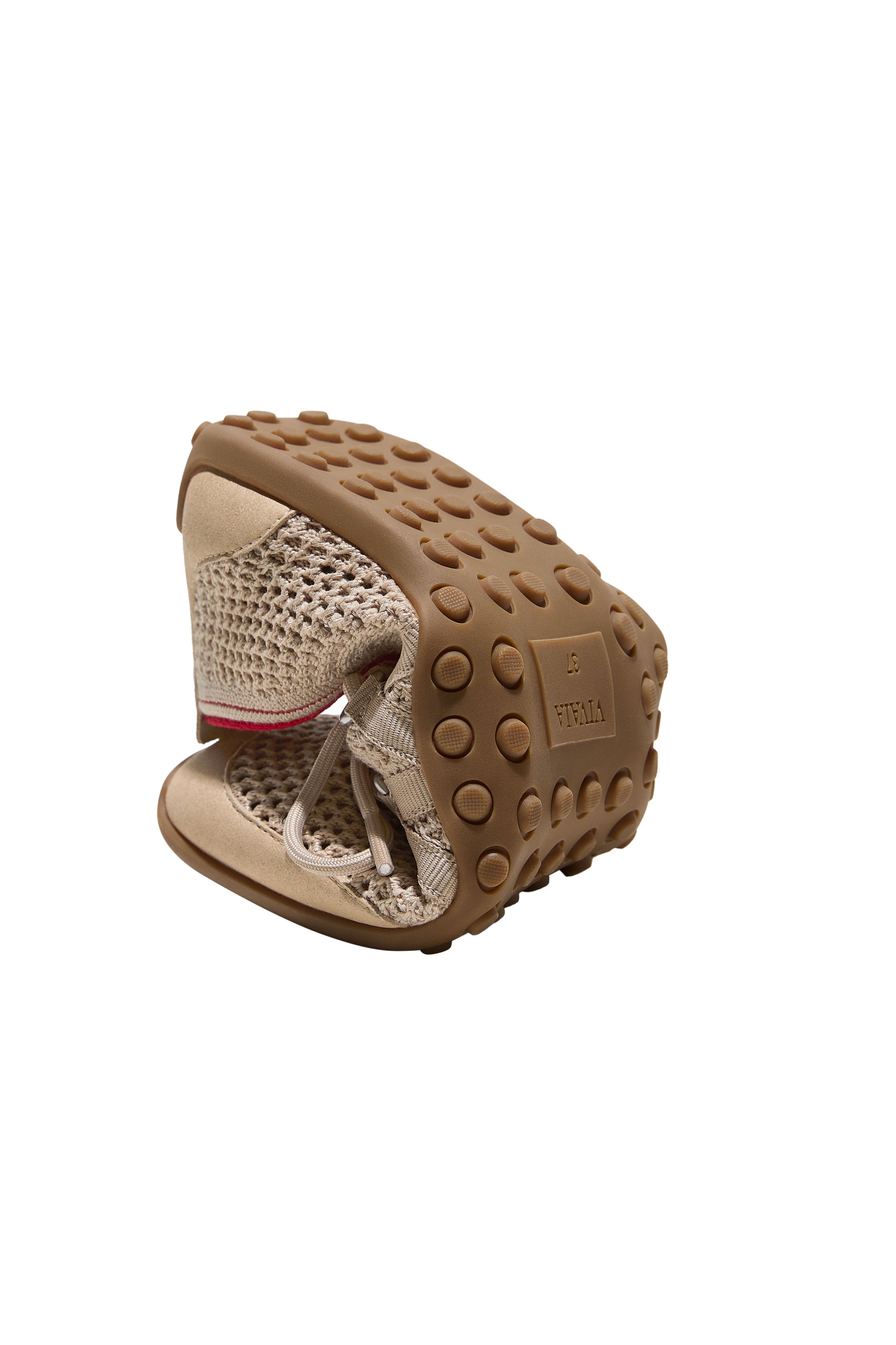 Cecily Square-Toe Ballet Flats Hybrid Mesh Mary Janes, Alternate, color, ALMOND MESH