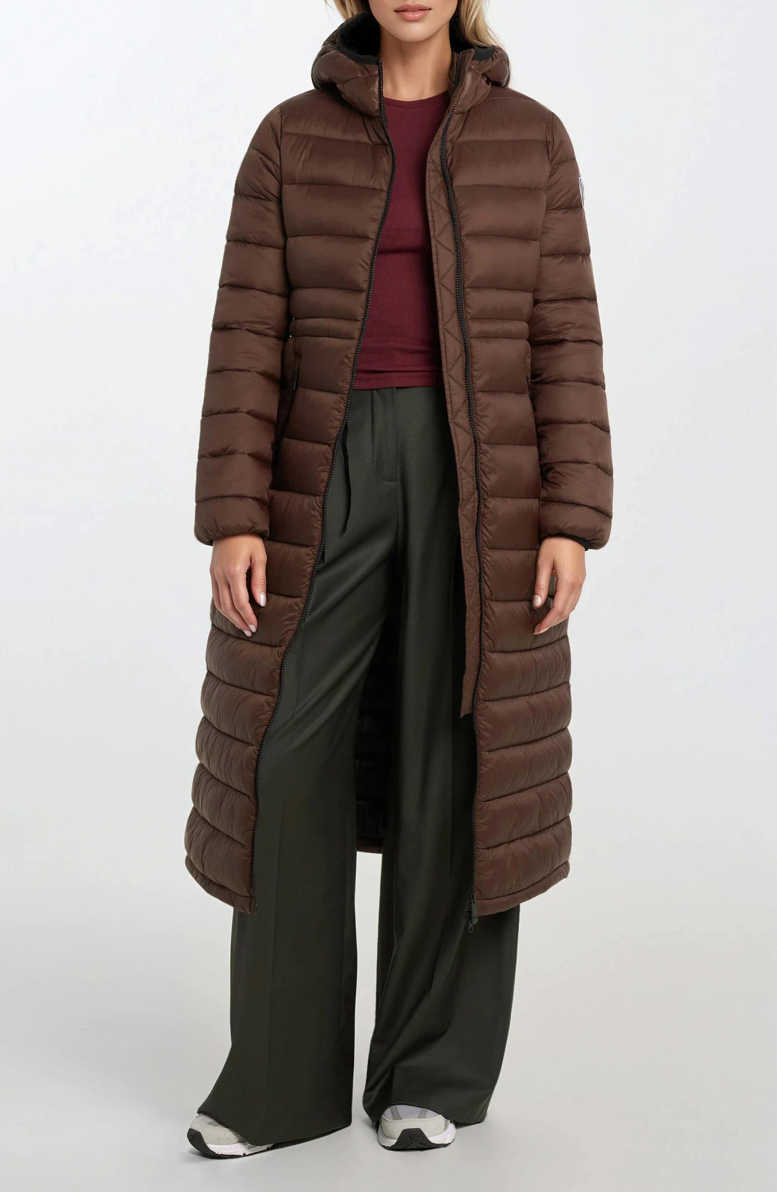 Noize Ivy Lightweight Long Puffer Coat