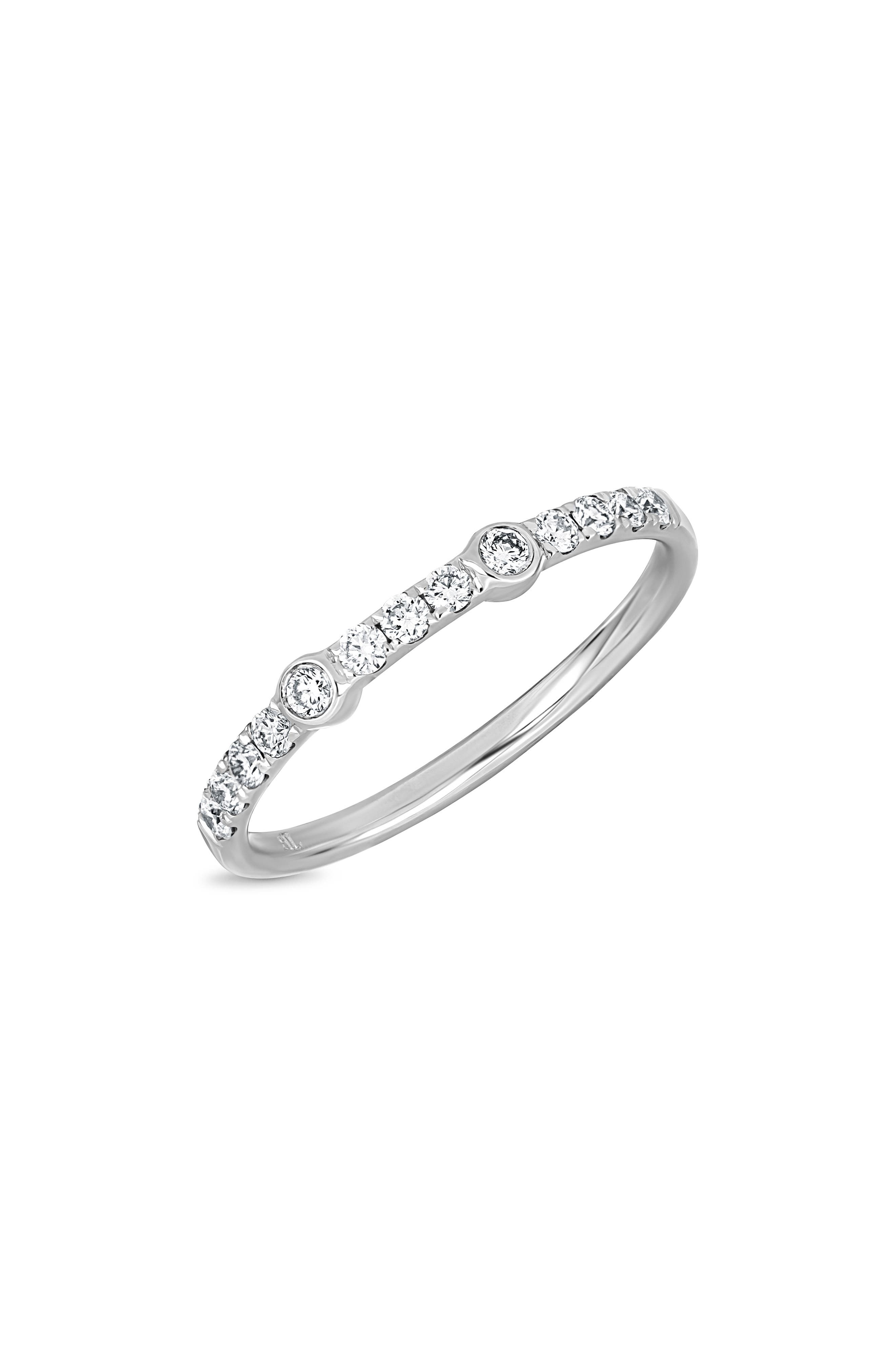 Bony Levy Monaco Diamond Stacking Ring