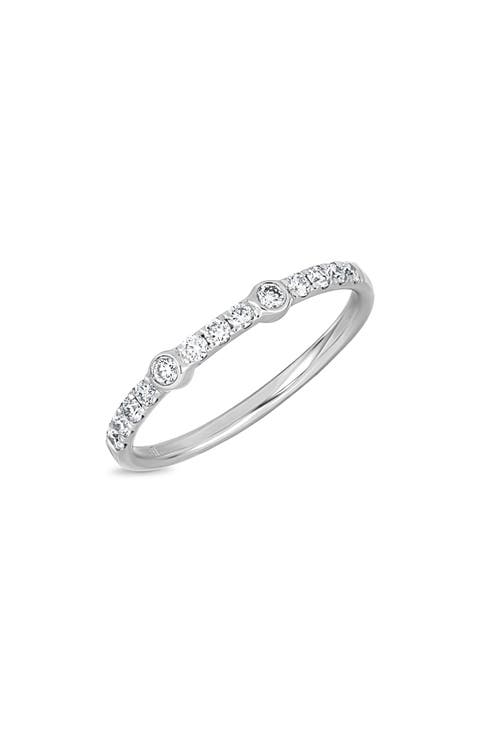 Monaco Diamond Stacking Ring